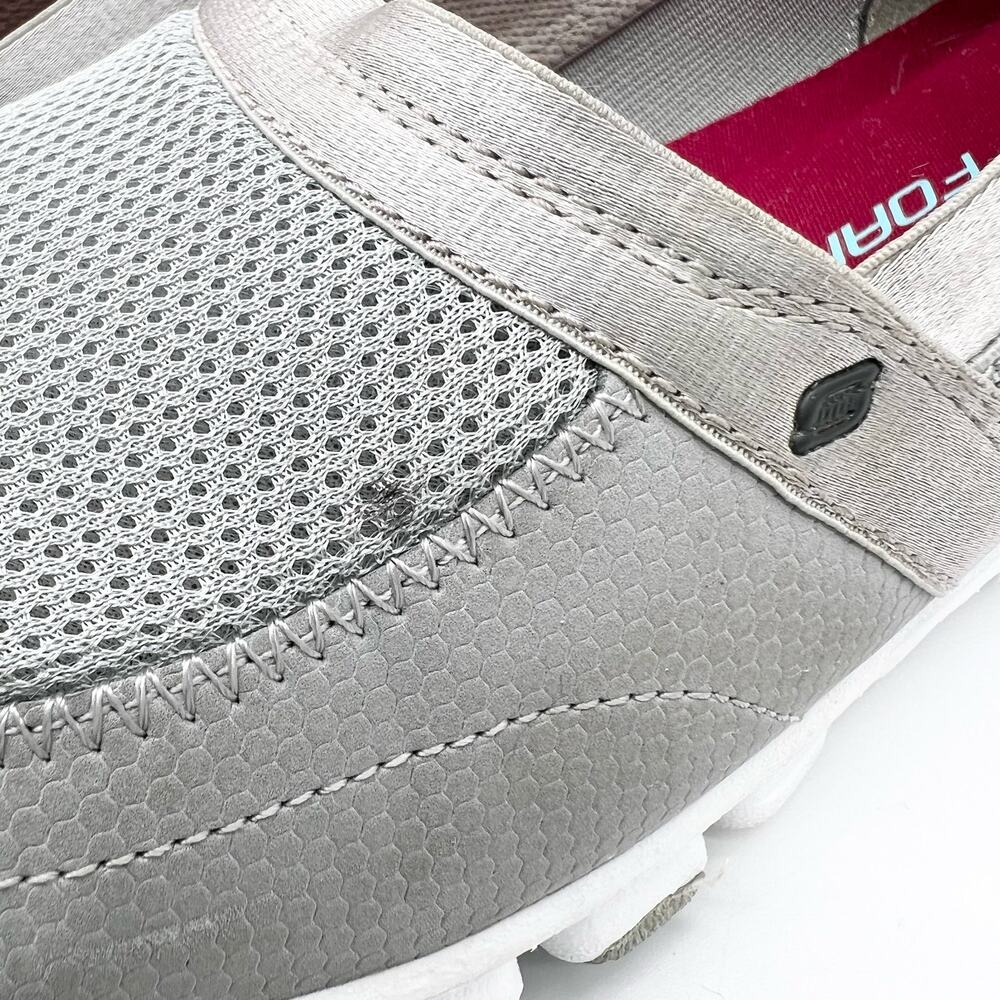 Skechers EZ Flex Womens 9 Lightweight Slip‎ On Sport Active Shoes Sneakers Gray - Picture 9 of 9